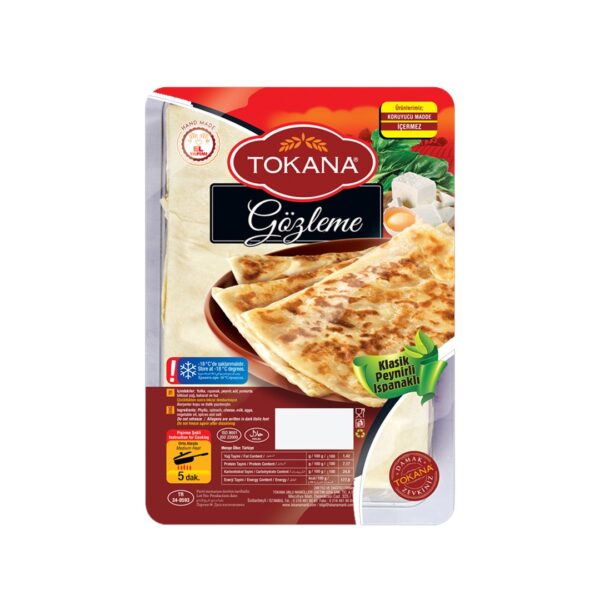 Turkish Flat Bread with Cheese and Spinach