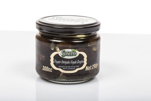 Black Olives Stuffed With Cheese 290 Gr