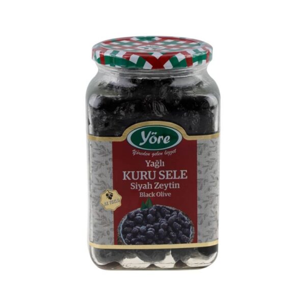 Dried Black Olive 550 Gr